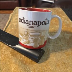 Starbucks Indianapolis Coffee Mug - Red and White
